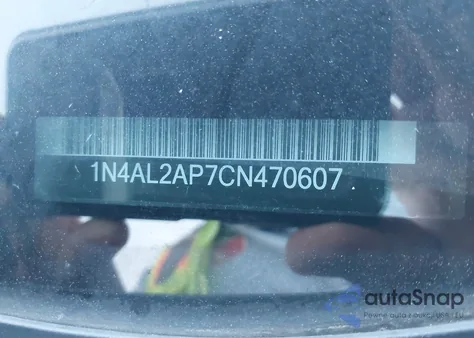 2012 Nissan Altima 2.5 S z USA, uszkodzony, nr VIN 1N4AL2AP7CN470607